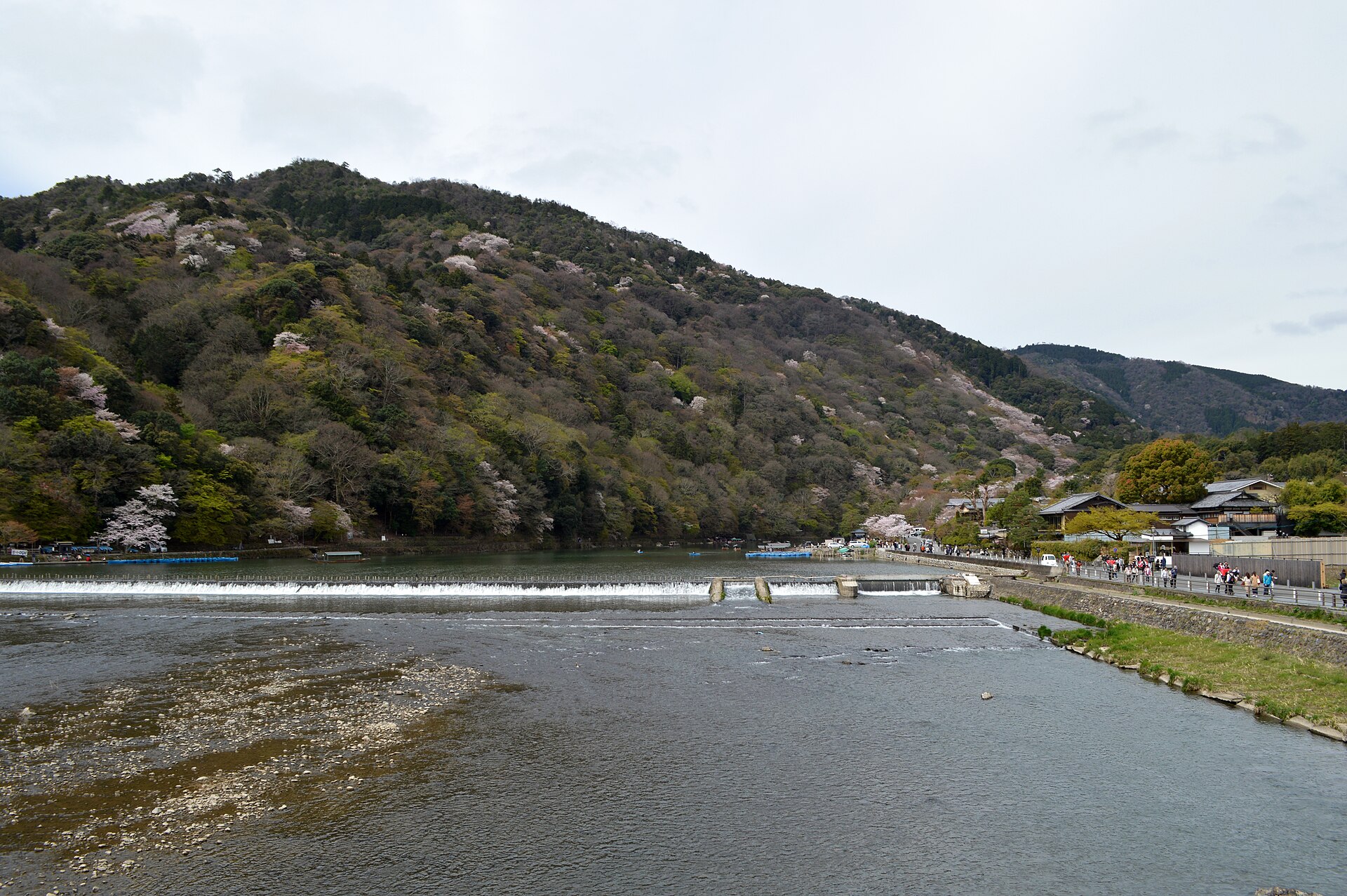 Togetsukyo and the river